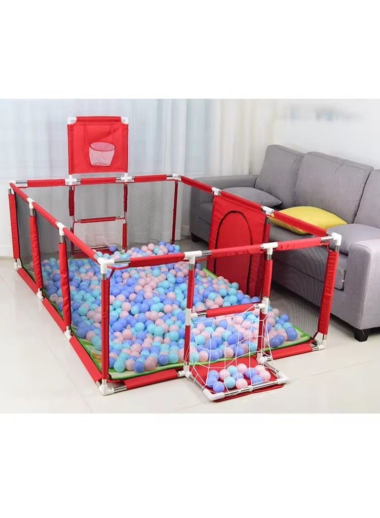 Selonis حظيرة لعب داخلية مع 200 كرة ملونة - Image 2